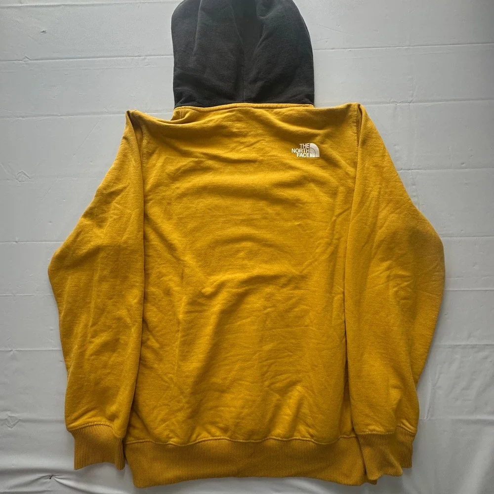 The North Face Mens Yellow Never Stop Exploring Graphic Hoodie A5GEX Large